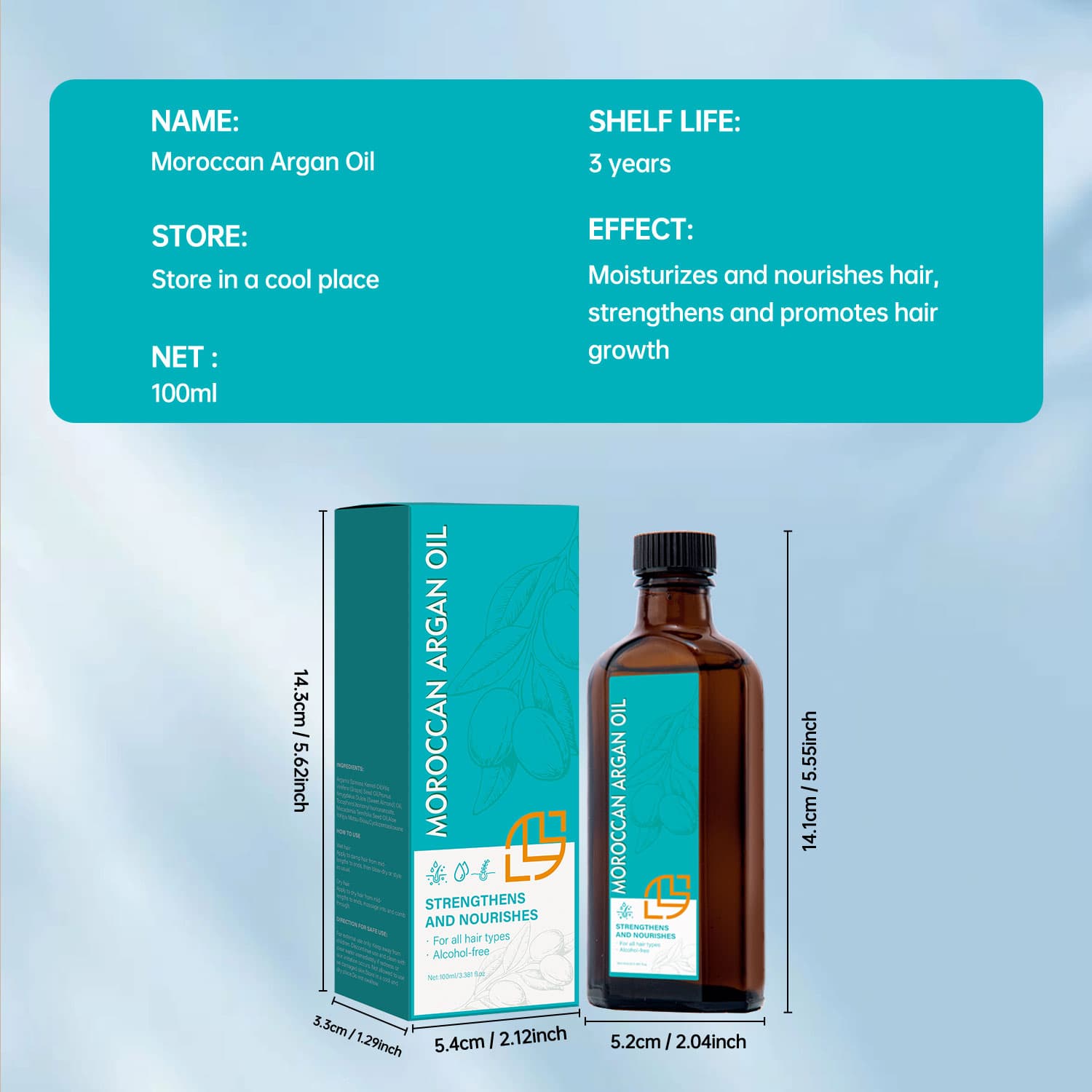 Huile d'argan marocain pour cheveux, routine afro