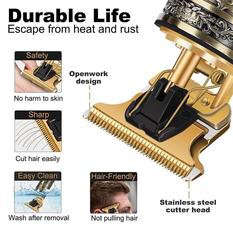 Tondeuse pro barbe et cheveux sans fil