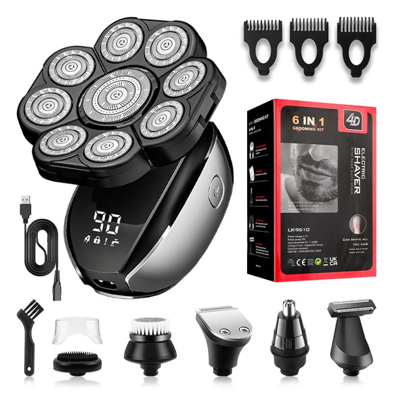 Kit rasage tondeuse 6-en-1 multifonction