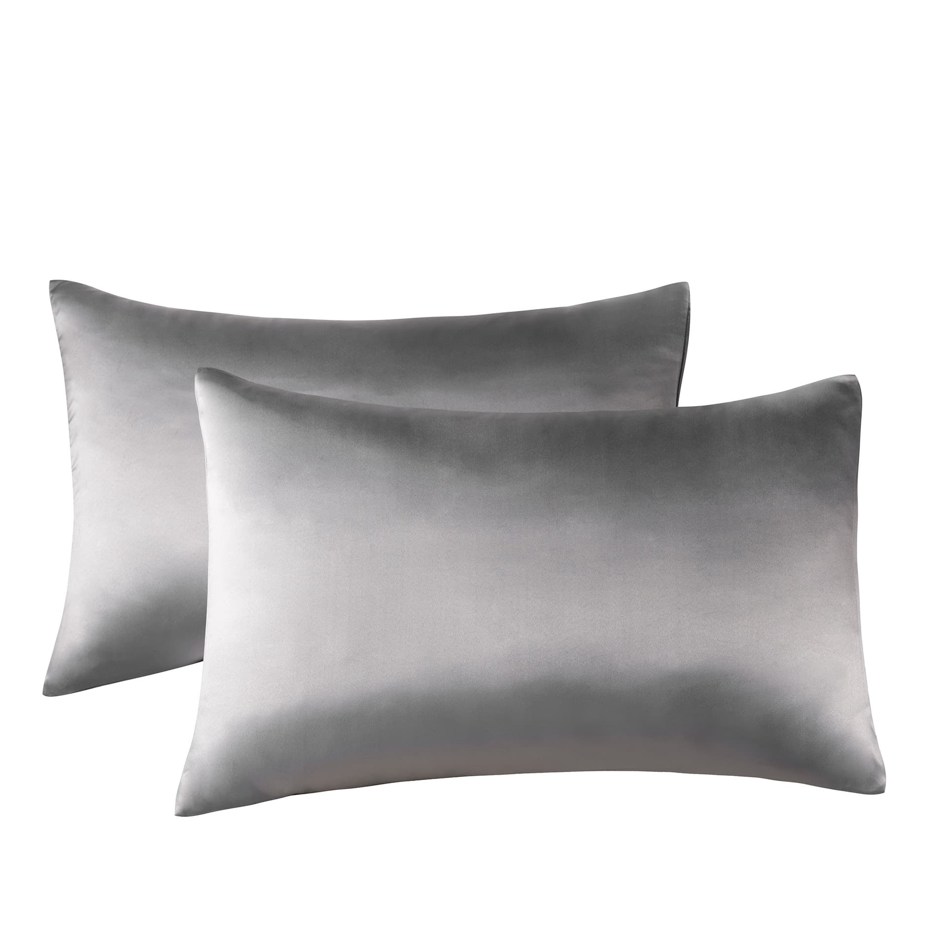 Duo de taies satin de soie lavée