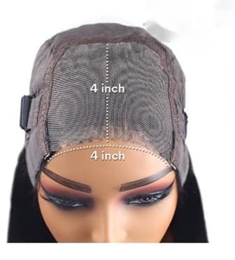Perruque glueless cheveux humains lisse, densités multiples