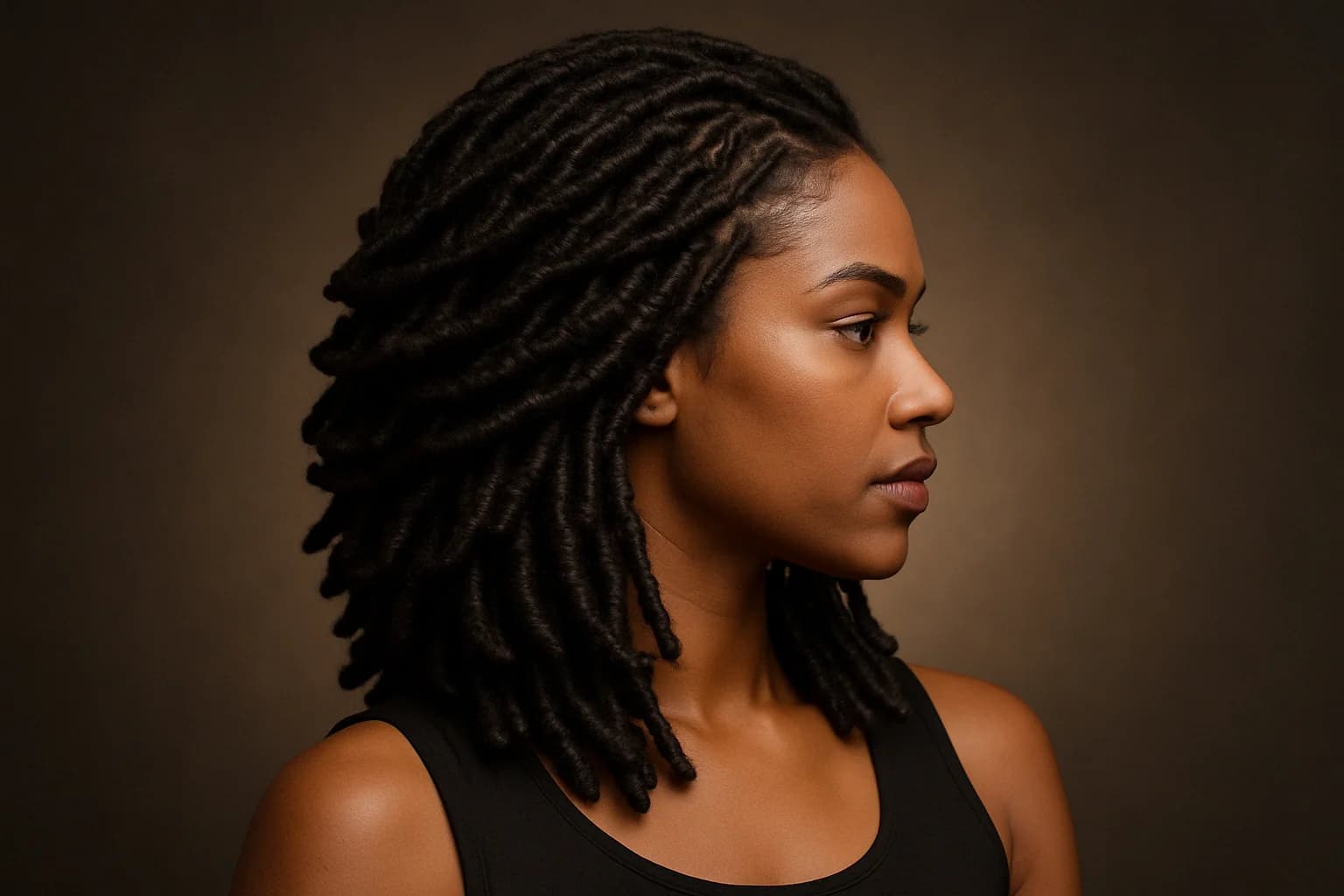 Layered Goddess Locs