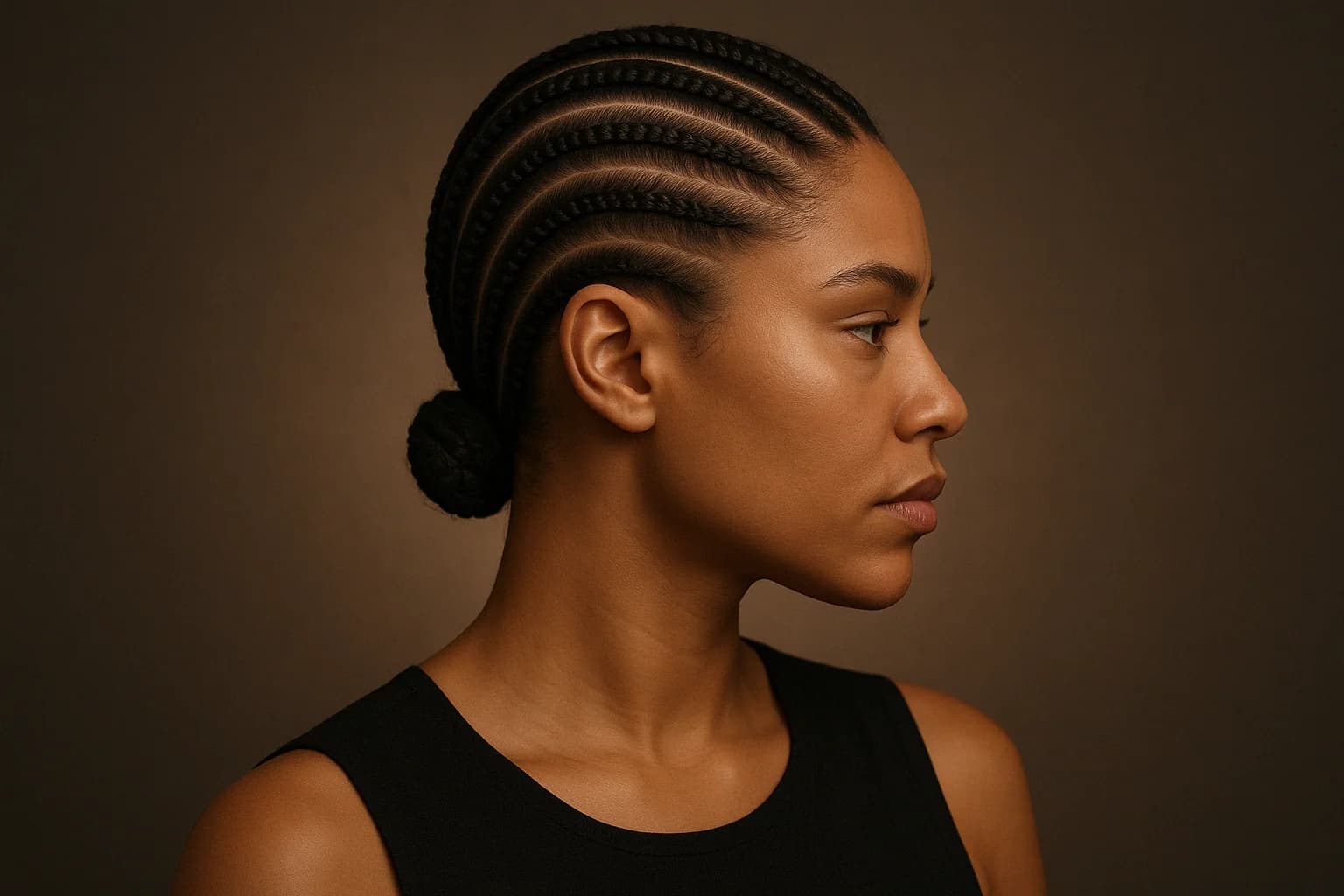 Hidden Knot Cornrows