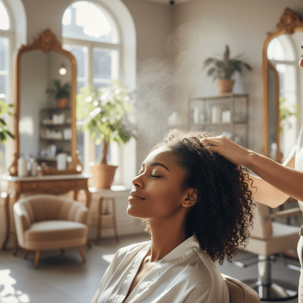 Massage du cuir chevelu