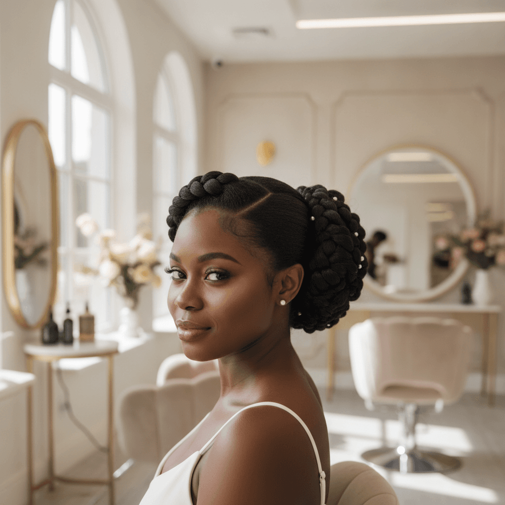 Chignon événementiel