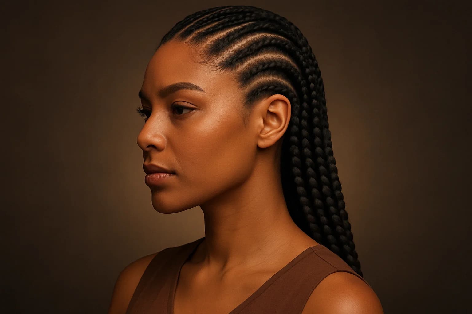 Diamond Pattern Feed-In Braids
