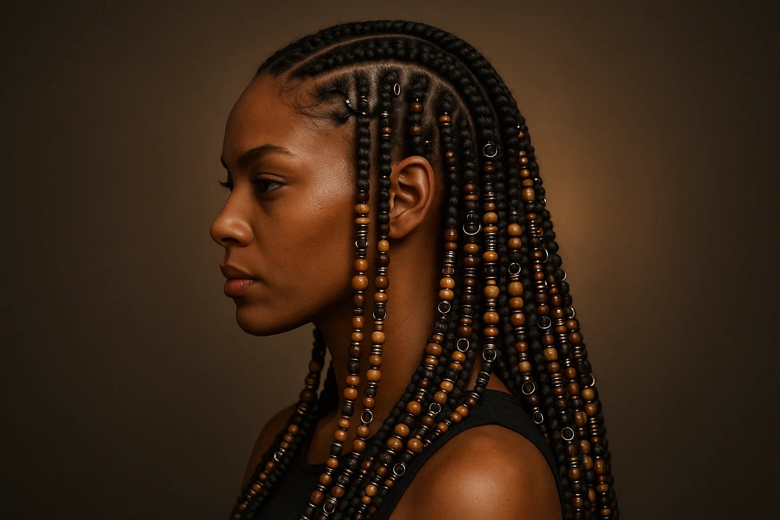 Fulani Beaded Braids