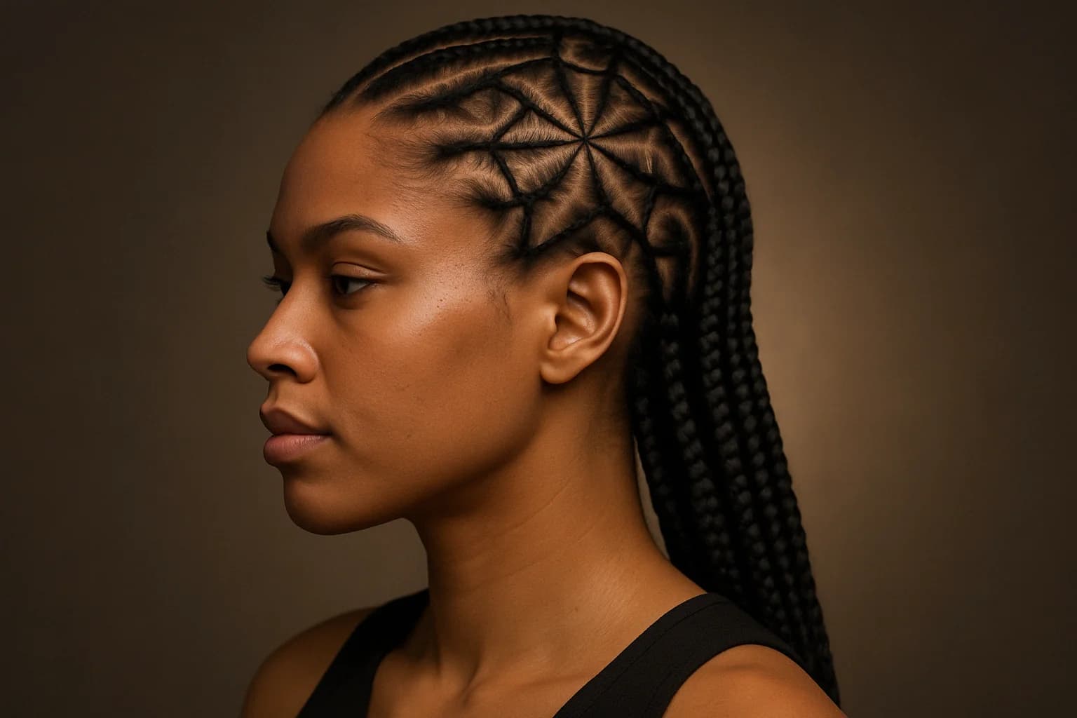 Spider Web Cornrows