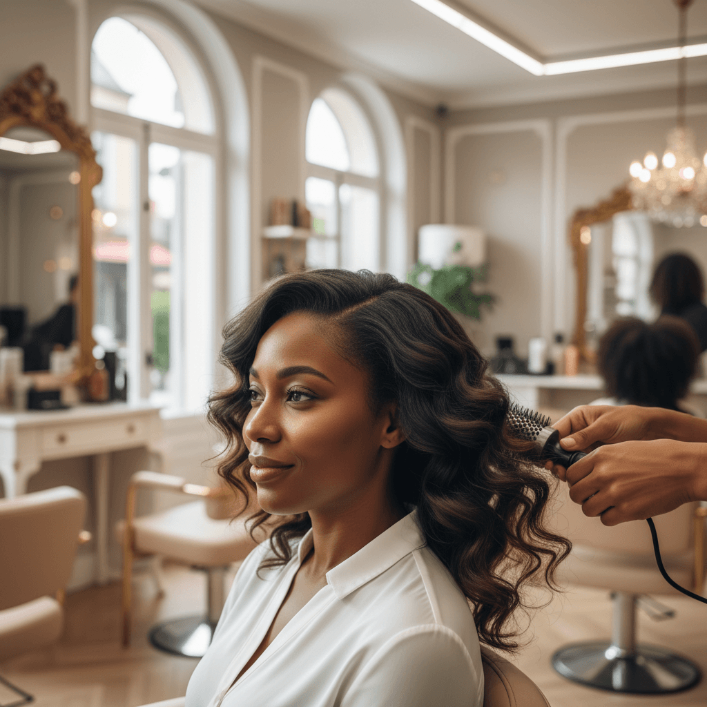 Shampoing et brushing