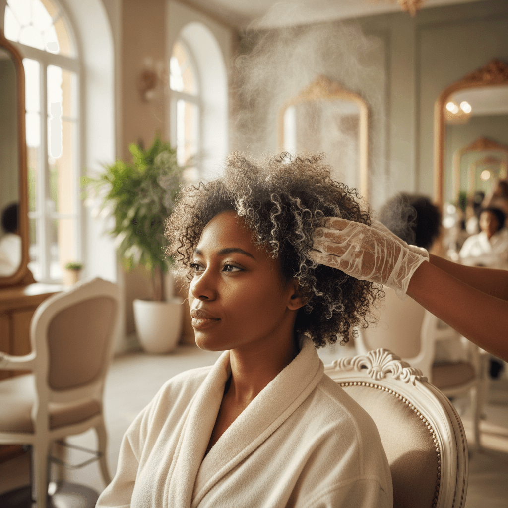 Traitement pour cheveux abîmés ou cassants